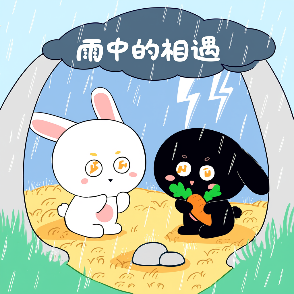 雨中的相遇